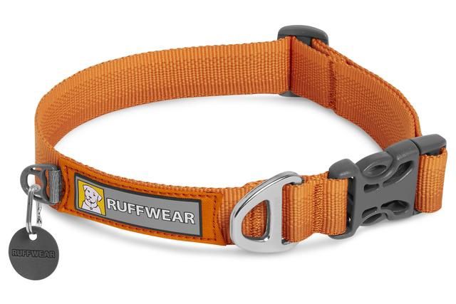 Ruffwear - Front Range Dog Collar, Size: 11"-14", color: Campfire Orange