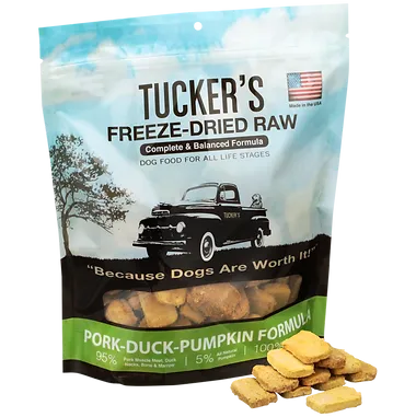 Tucker's - Pork-Duck-Pumpkin Freeze Dried Dog 14 oz.