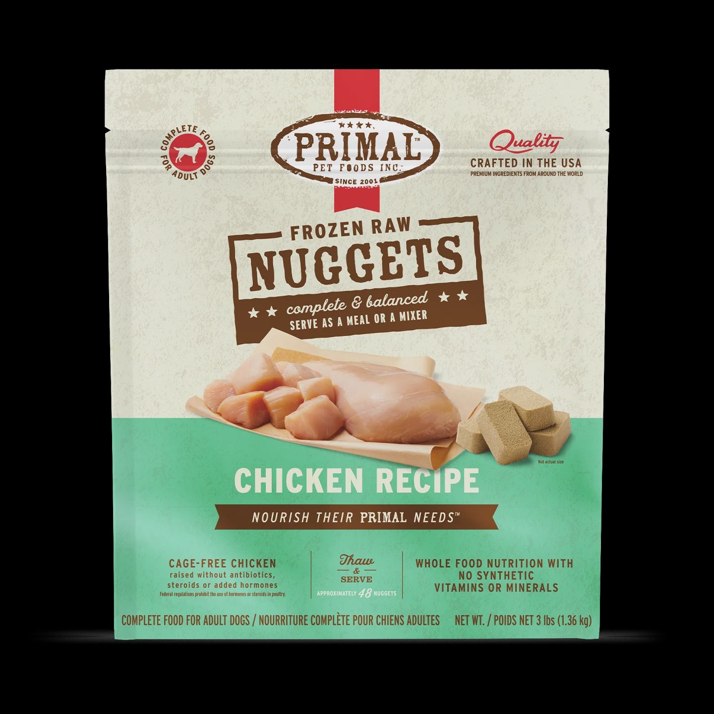 Primal - Chicken Formula Nuggets Freeze-Dried Dog Food