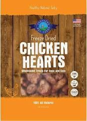 Shepherd Boy Farms - Chicken Heart Freeze-Dried Dog Treats, Size: 3 oz.