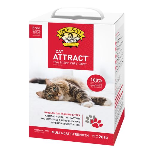 Dr. Elsey s Precious Cat Attract Clumping Clay Cat Litter  20 lb. Box