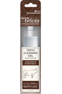 TropiClean - Enticers Teeth Cleaning Gel of dogs Smoked Beef Brisket 2 oz.