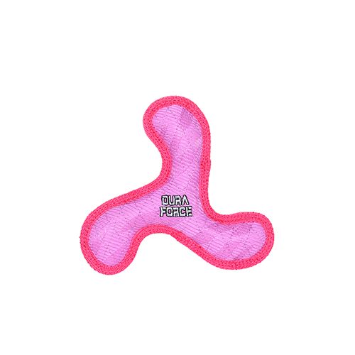 Tuffy - Duraforce JR Boomerang Dog Toy, color: Tiger Pink-Pink