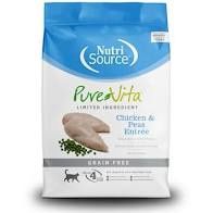 PureVita - Grain Free Chicken &amp; Peas Entree Dry Cat Food, Size: 4lb
