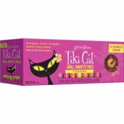 Tiki Cat - Grill Variety Pack Grain-Free Canned Cat Food, 6-oz, case of 8