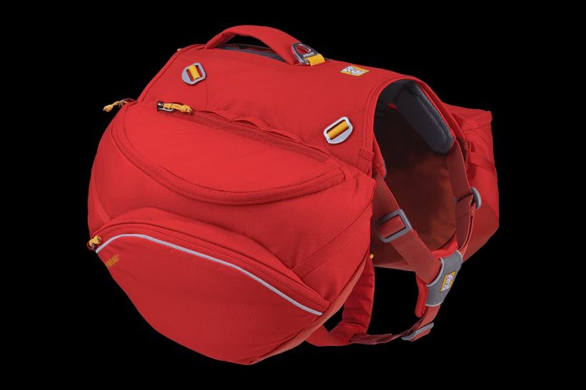 Ruffwear - Palisades Dog Backpack Multi-Day Backpacking Pack  Red Sumac