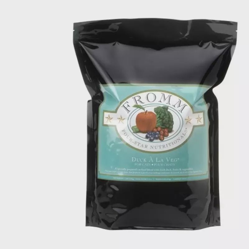 Fromm - Four Star Duck A 'La Veg Dry Cat Food, Size: 10#