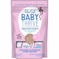 TikiCat - Thrive Kitten Food Salmon Chicken &amp; Liver Case, Size: 5.6 oz. Case