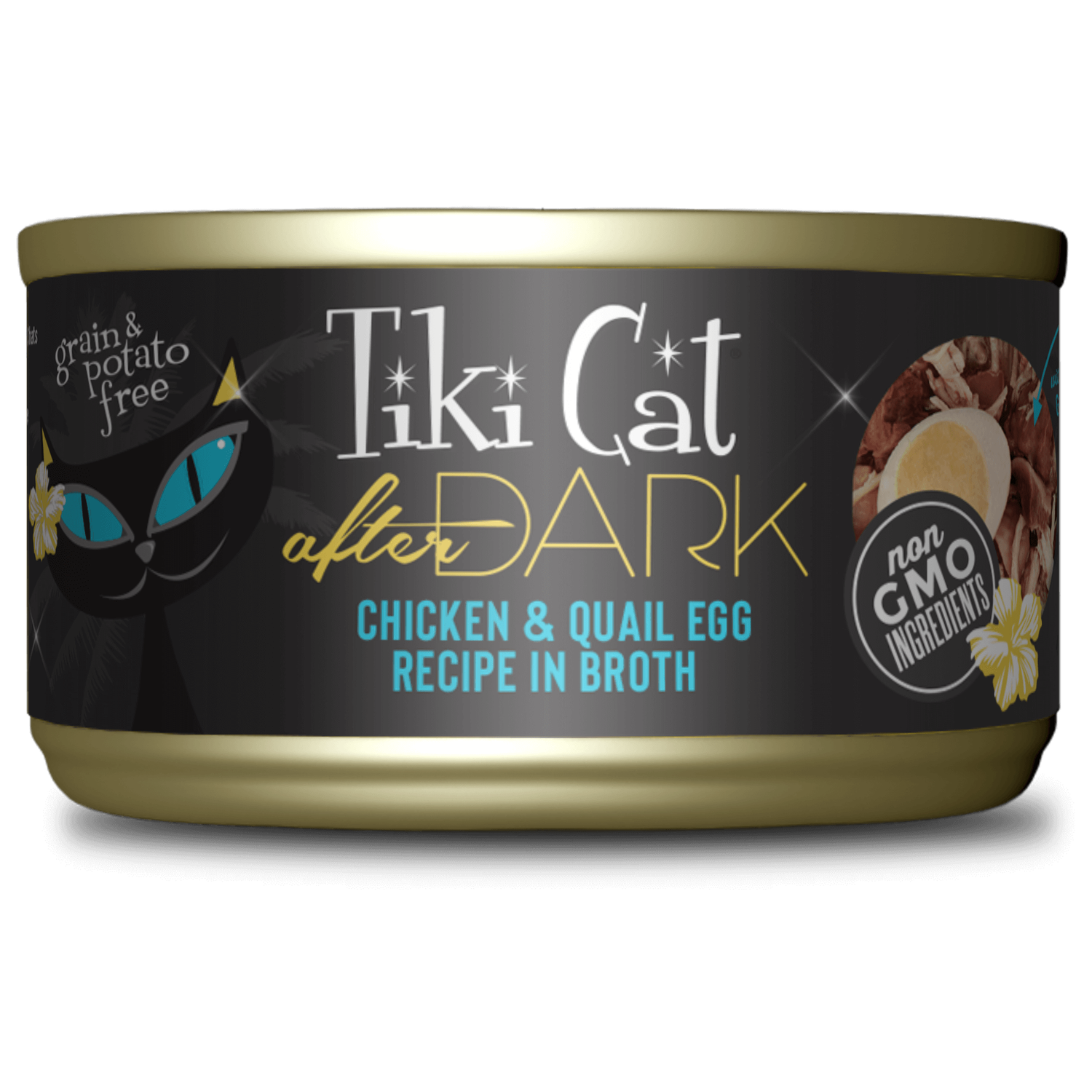 Tiki Cat - After Dark Chicken &amp; Quail Egg Wet Cat Food/Single Can, Size: 2.8 oz./Single
