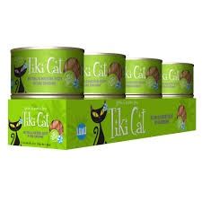 Tiki Cat (CASE PACK) - Luau Ahi Tuna &amp; Mackerel in Tuna Consomme Grain-Free Canned Cat Food, 6-oz/ CASE OF 8