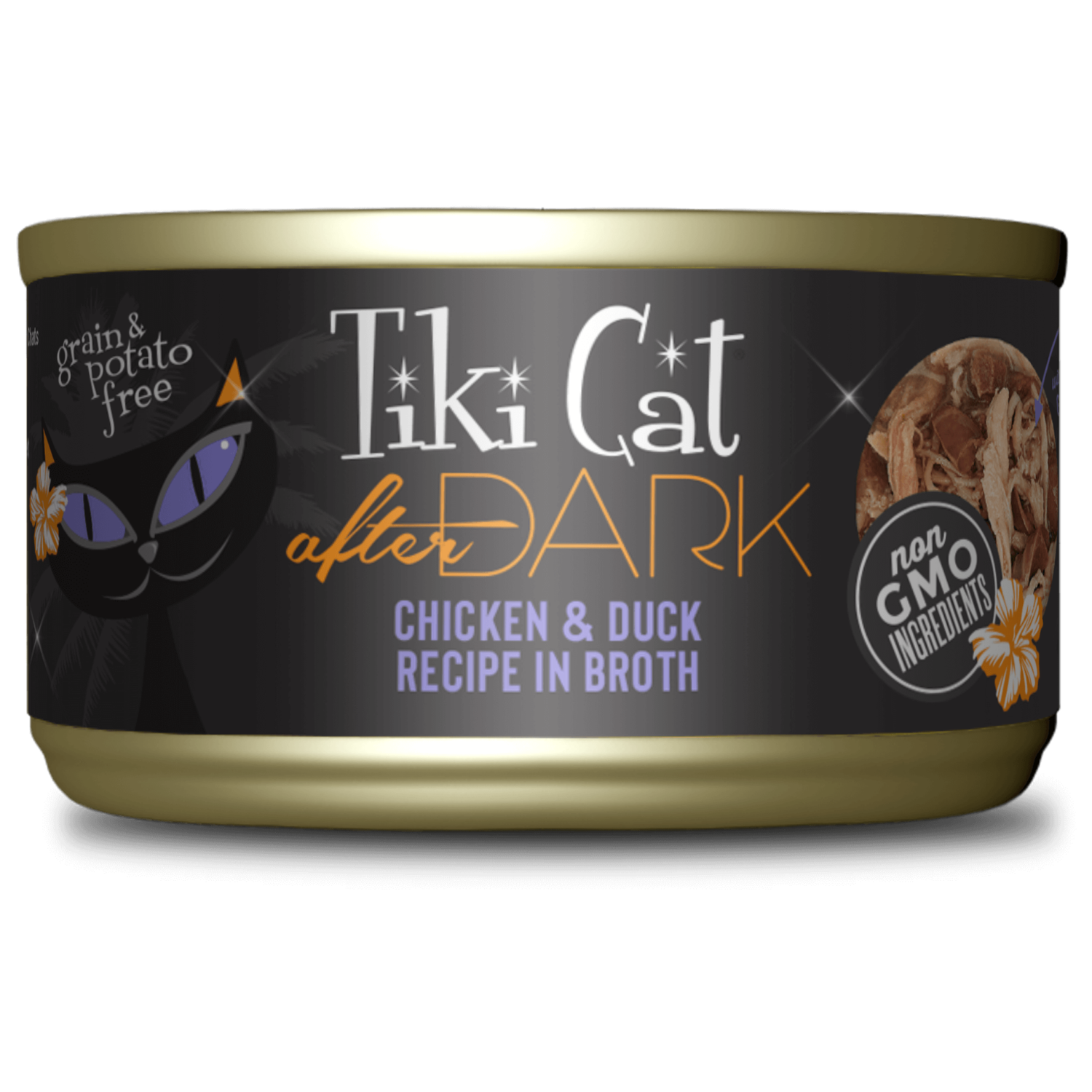 Tiki Cat - After Dark Chicken Duck Wet Cat Food/Single Can, Size: 2.8 oz./Single
