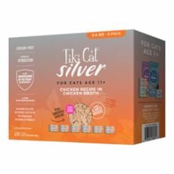 Tiki Cat - Silver Variety Pack Grain-Free Wet Cat Food, 2.4-oz can, case of 12