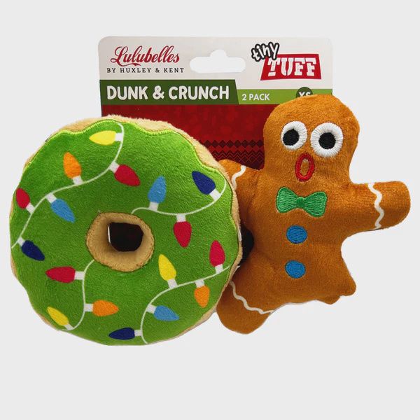 Huxley &amp; Kent Tiny Tuff Dunk &amp; Crunch Dog Toy