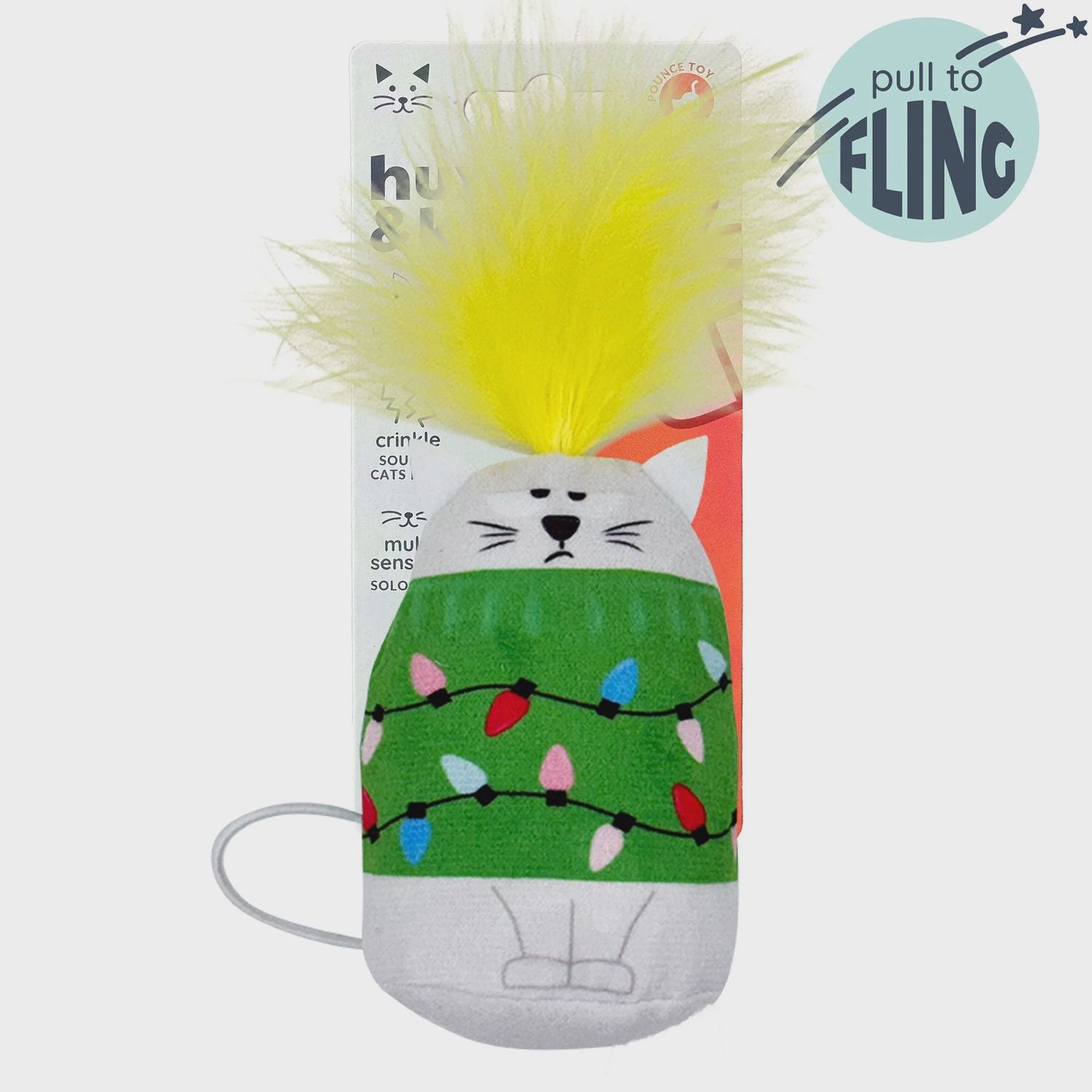 Huxley &amp; Kent Meh' Christmas Kitty Flinger Cat Toy
