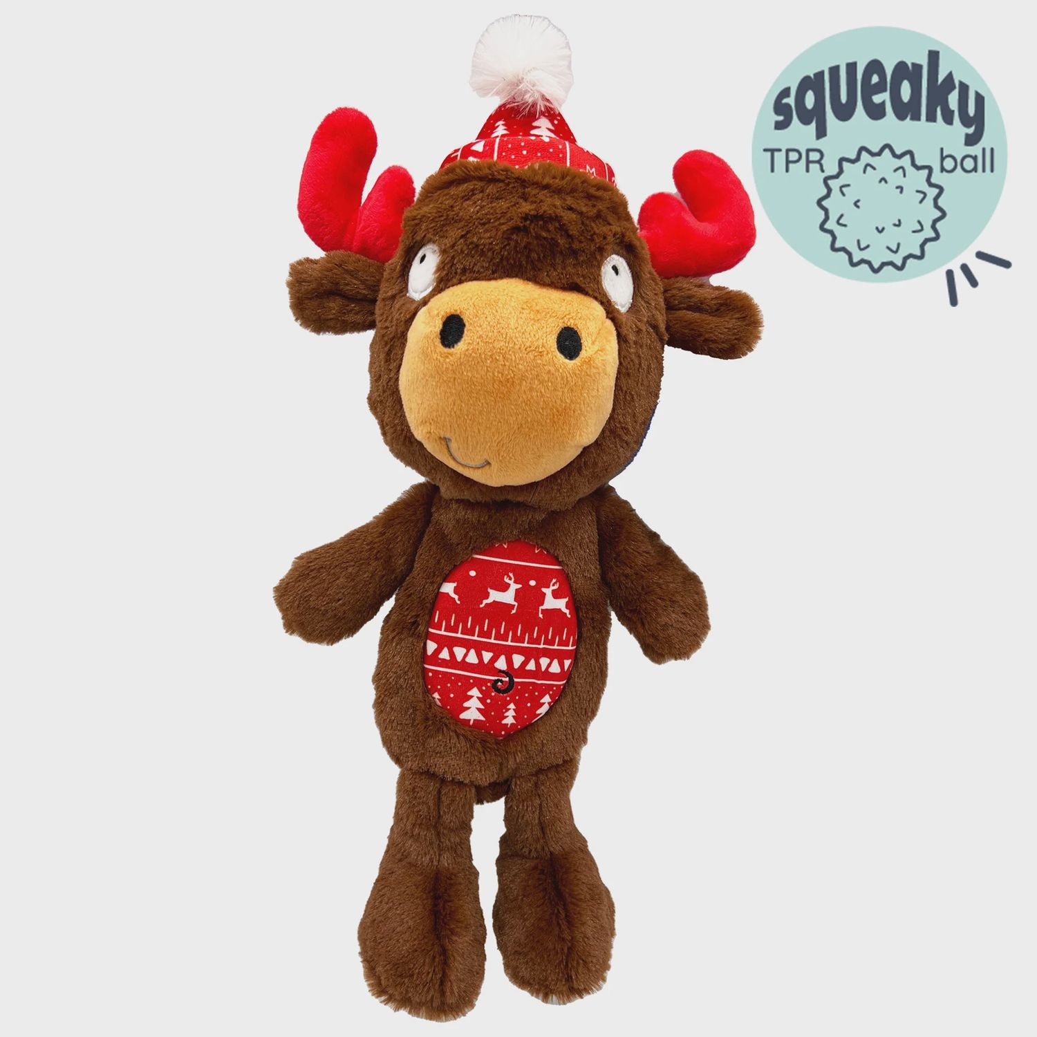 Huxley &amp; Kent Mistletoe Moose Dog Toy