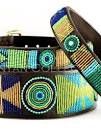 Kenyan Collection - Peacock Dog Collar