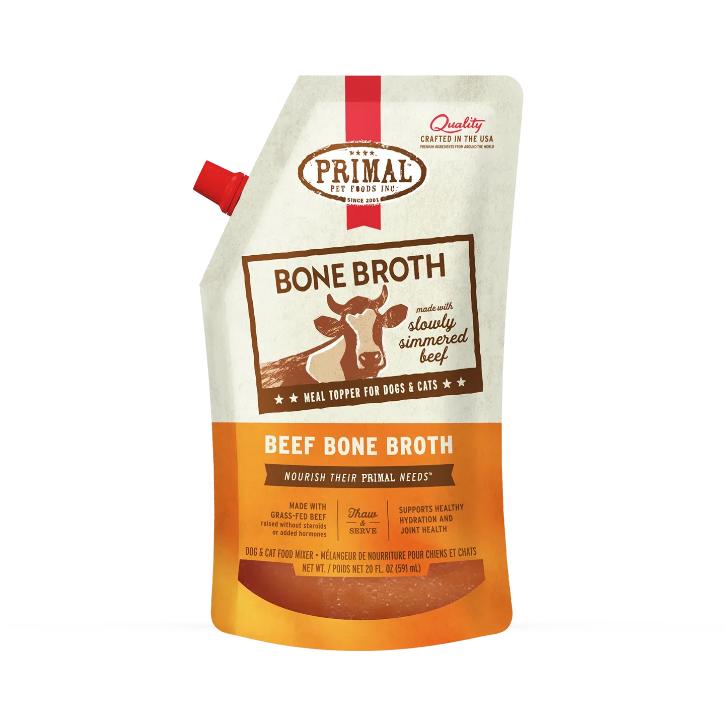 Primal - Frozen Beef Bone Broth / 20oz