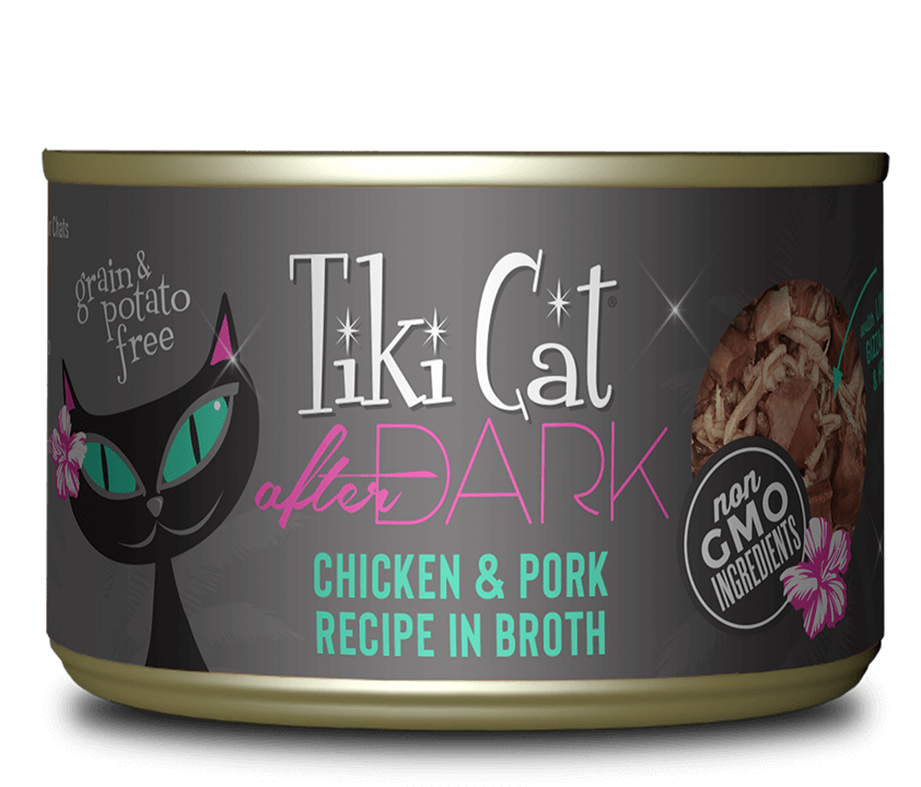 Tiki Cat - After Dark Chicken &amp; Pork Wet Cat Food 5.5 oz/Single Can