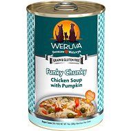 Weruva - Funky Chunky Chicken Soup with Pumpkin  Canned Dog Food 14 oz., Size: 14 oz
