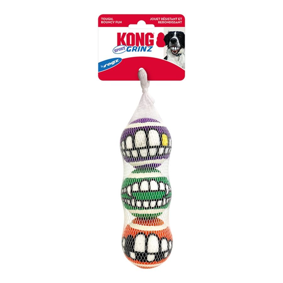 Kong - Grinz Sport Balls 3pk - Medium