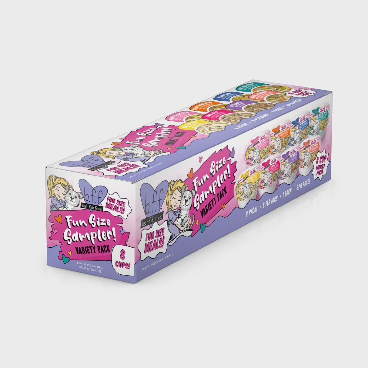 Weruva - BFF Fun Size Sampler Variety pack Wet Dog Food- 2.75 oz 8 pack