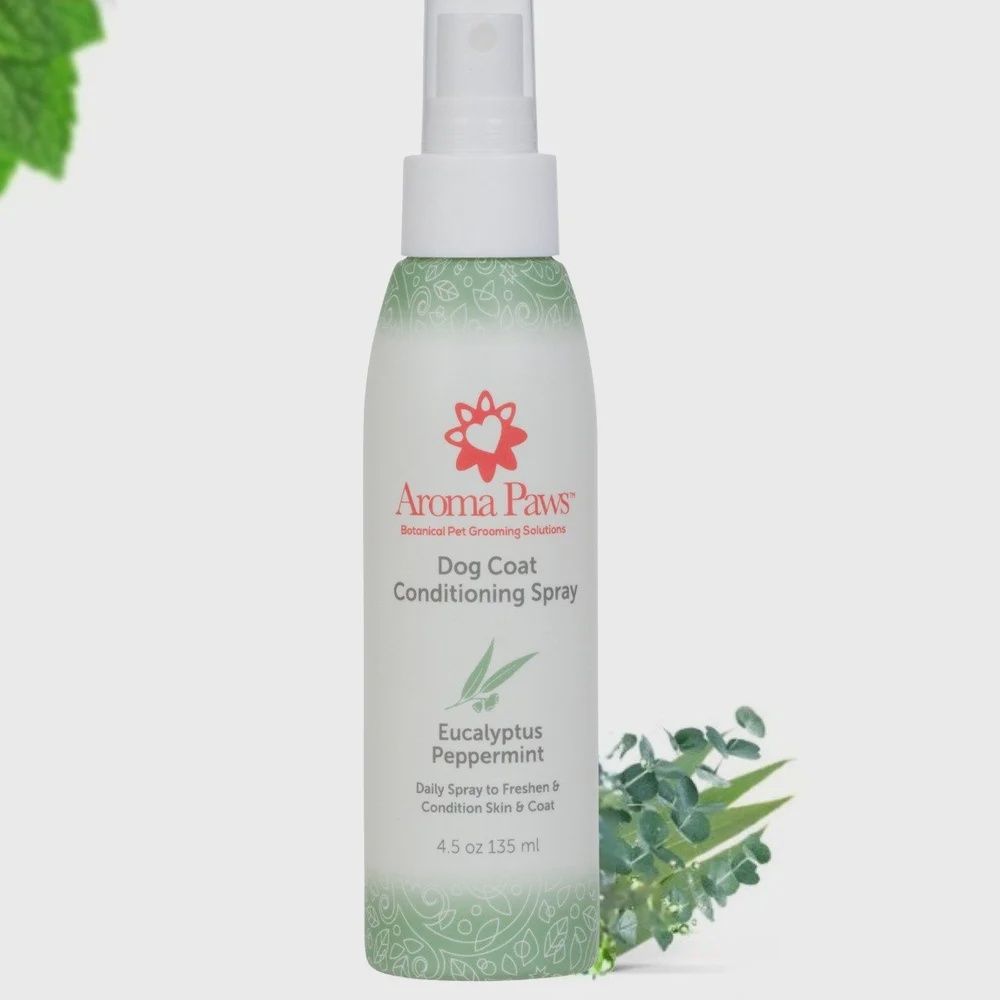 Aroma Paws Eucalyptus Peppermint Dog Coat Conditioning Spray 4.5OZ