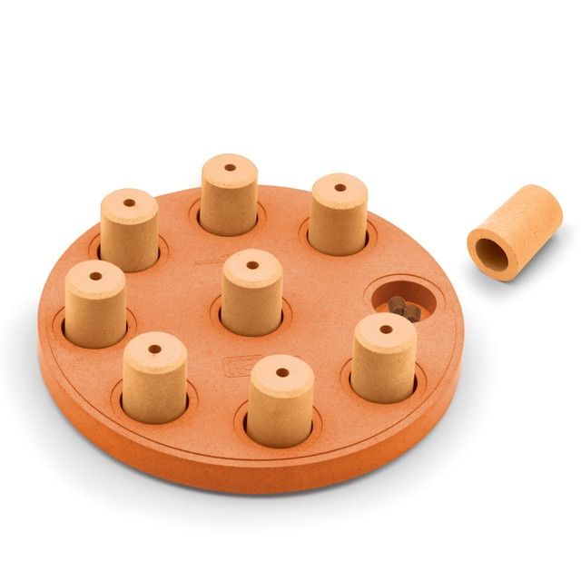 Outward Hound - Dog Smart Composite Interactive Treat Puzzle Dog Toy, Orange