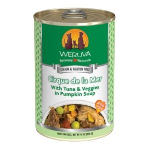 Weruva - Cirque de la Mar Tuna &amp; Veggies in Pumpkin Soup Canned Dog Food 14 oz.