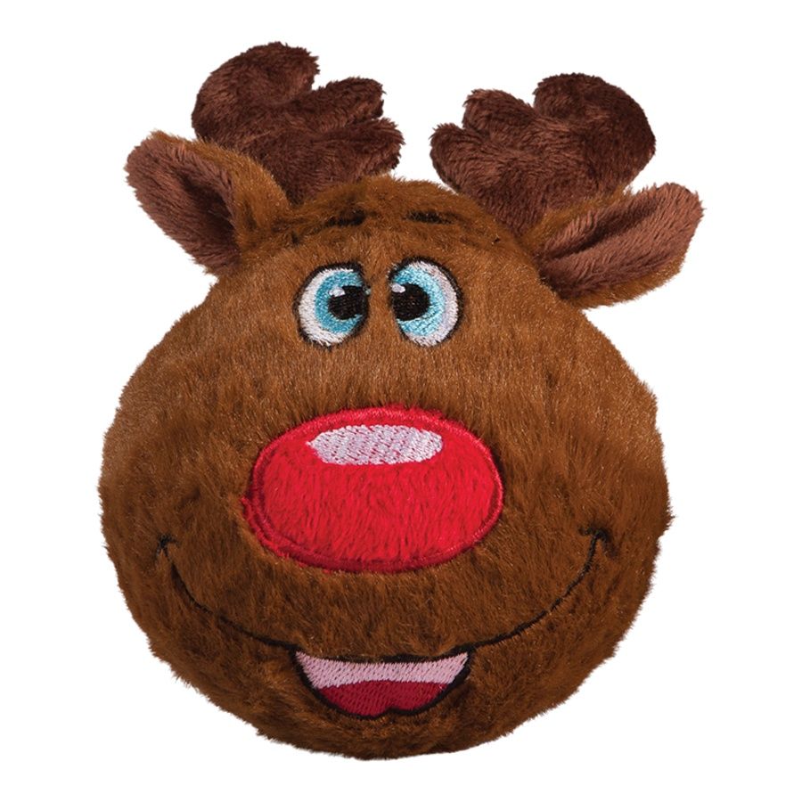 FabDog - Reindeer Faball Dog Toy, Size: Small