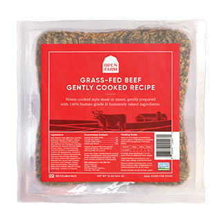 Open Farm - Grass-Fed Beef Gently Cooked, Size: 1 lb.