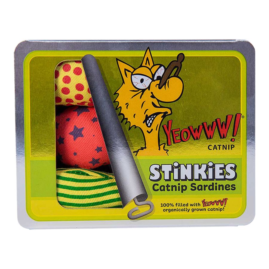 Yeowww - Stinkies Catnip Sardines Trio Cat Toy