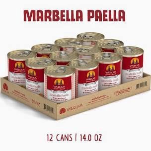 Weruva - (CASE PACK) Marbella Paella with Mackerel &amp; Pumpkin in Aspic Canned Dog Food, 14 oz./ 12 PACK