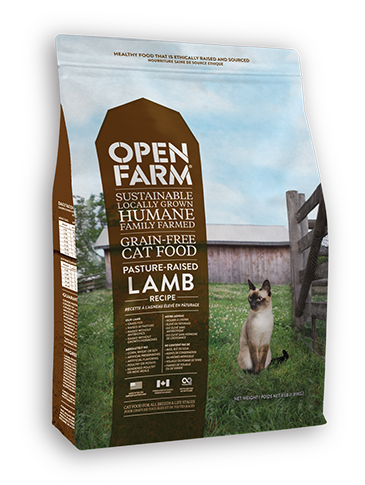 Open Farm - Pasture Raised Lamb Recipe Dry Cat Food, Size: 4#
