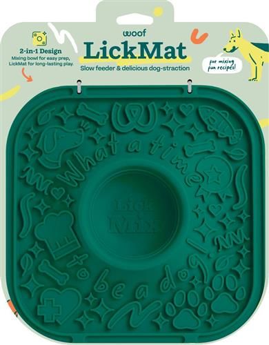 Woof - Lick Mat(DISCONTINUED(, color: Green