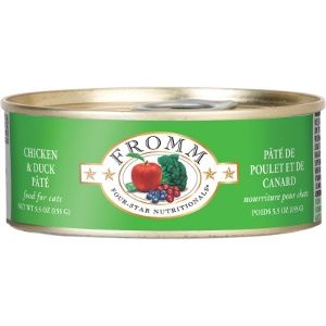 Fromm - (CASE PACK) Four Star Chicken &amp; Duck Pate' Cat Food 5.5 oz./12 PACK