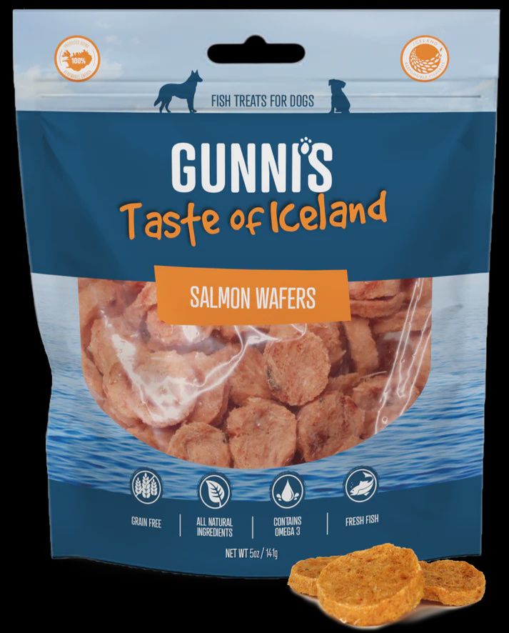 Gunni's - Salmon Wafers Dog Treat 5 oz.