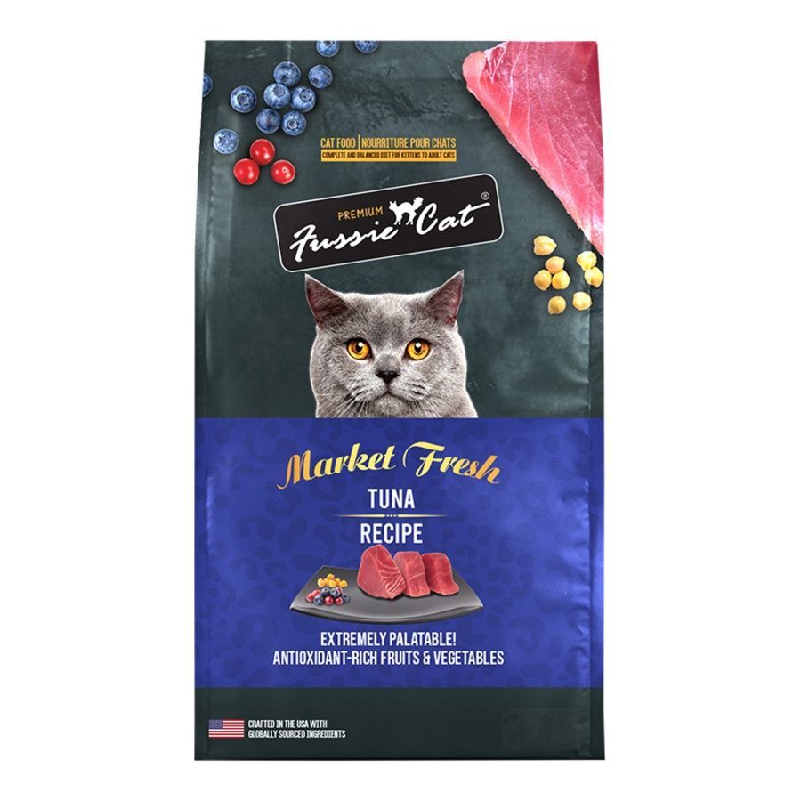 Fussie Cat - Tuna Dry Cat Food, Size: 3.5#