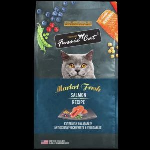 Fussie Cat - Salmon Dry Cat Food, Size: 10#