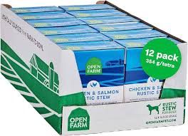 Open Farm - (CASE PACK) Chicken &amp; Salmon Rustic Stew 12.5 oz./ 12 PACK