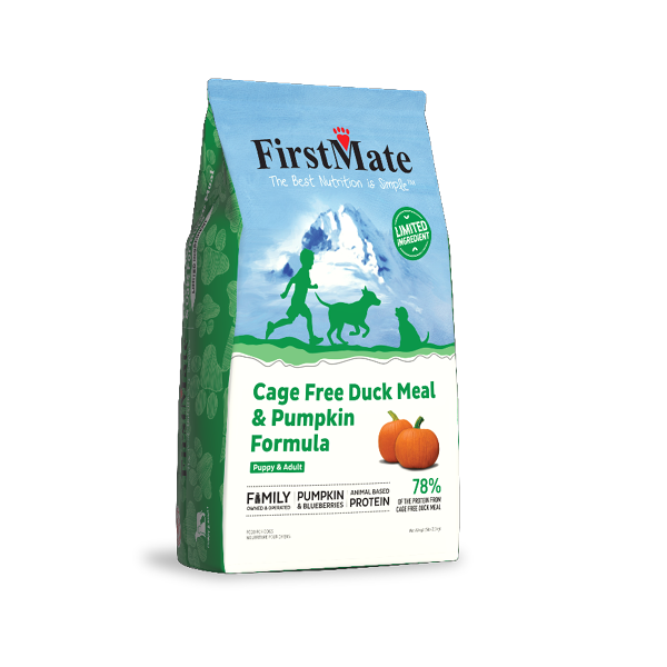 Firstmate -Limited Ingredient Duck &amp; Pumpkin Dry Dog Food, Size: 5#