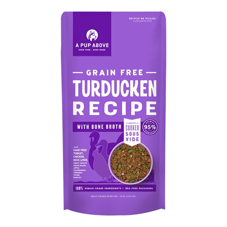 A Pup Above - Turducken Frozen Dog Food, Size: 7# Bag