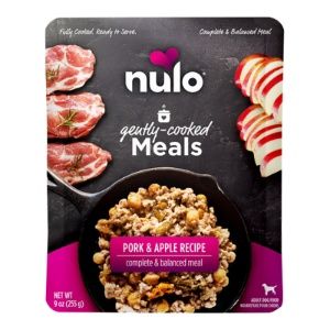Nulo - (CASE PACK) Gently Cooked Pork &amp; Apple Wet Dog Food Pouch 9 oz./ 8 PACK