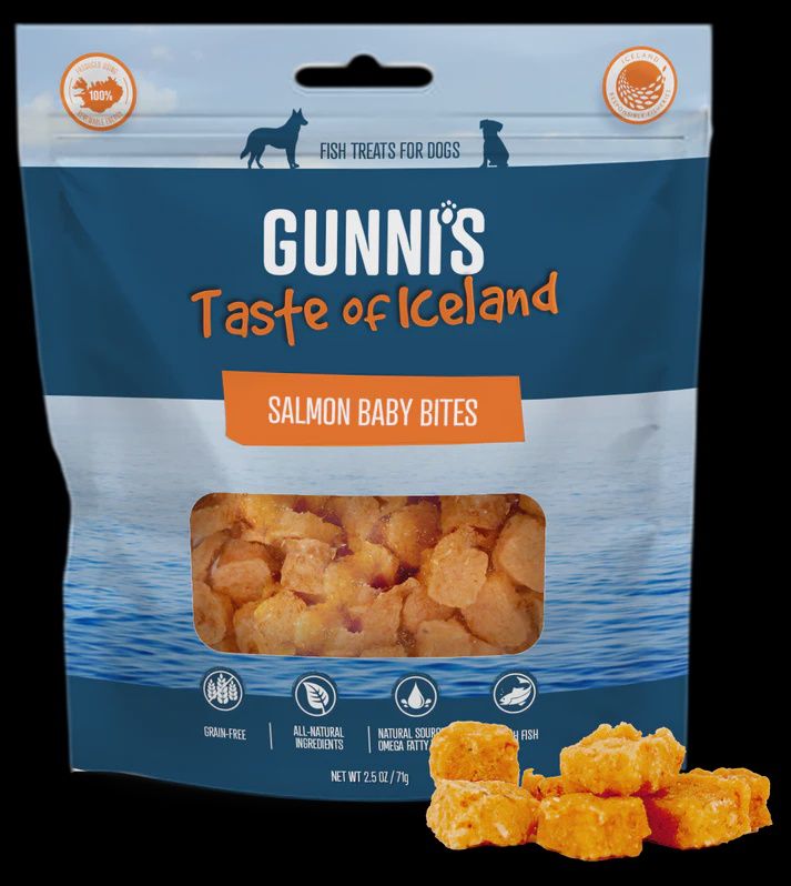 Gunnis - Salmon Baby Bites Dog Treats 2.5 oz