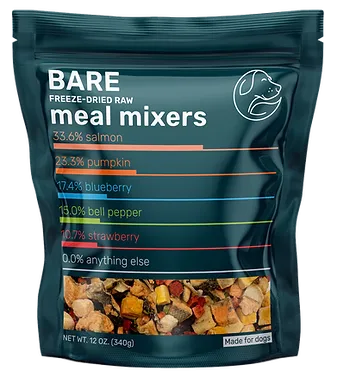 Bare Meal Mixers - Salmon Meal Mixers, Size: 12 oz.