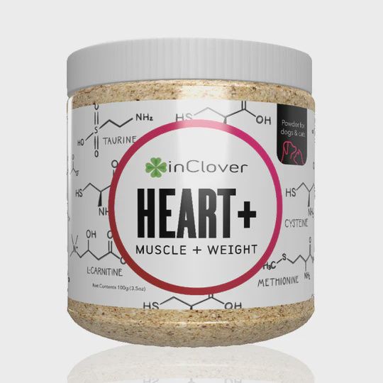InClover - Biovibrant Heart+ Powder Supplement for Dogs &amp; Cats 100 grams