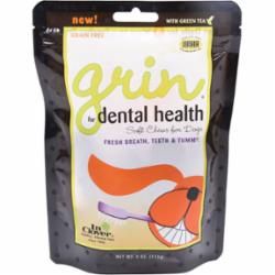 InClover - Grin Dental Healthy  Soft Chew Supplement for Dogs 4 oz.