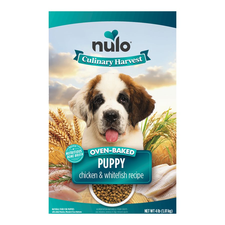 Nulo - Culinary Harvest Puppy Baked Chicken &amp; Whitefish Dry Dog Food, Size: 4 lb