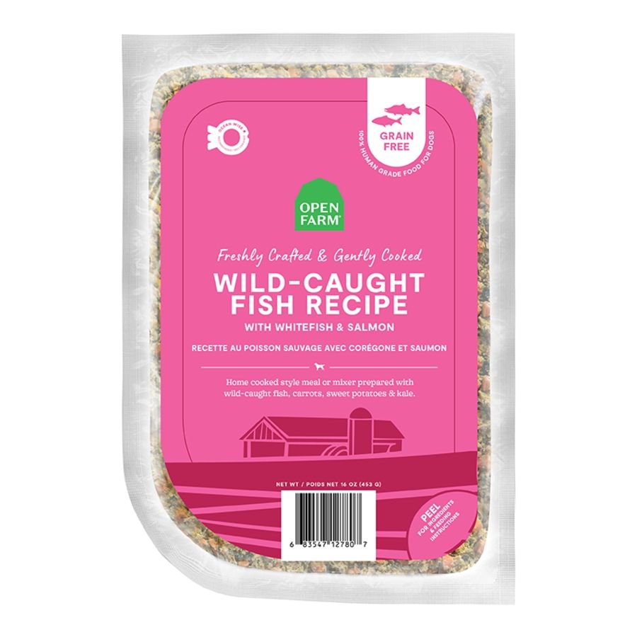 Open Farm - Wild Caught Fish Gently Cooked Dog Food, Size: 1 lb.