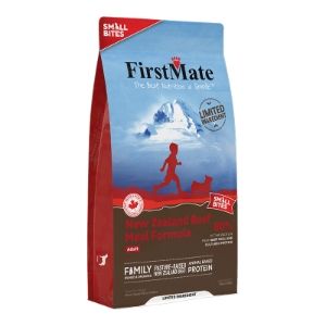 FirstMate - Small Bites Limited Ingredient Grain-Free New Zealand Beef Formula Dog Food, Size: 4#