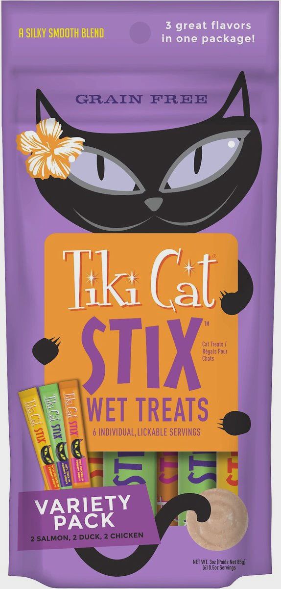 Tiki Cat - Variety Pack Stix Cat Treats 3 oz.